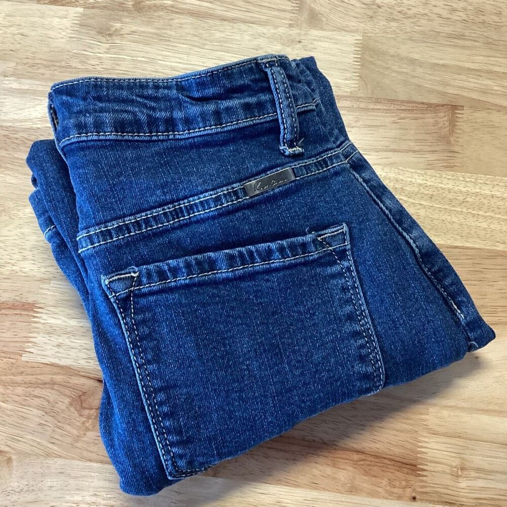 Ladies Kancan Estilo Button Fly Capri Jeans - 3/25‎